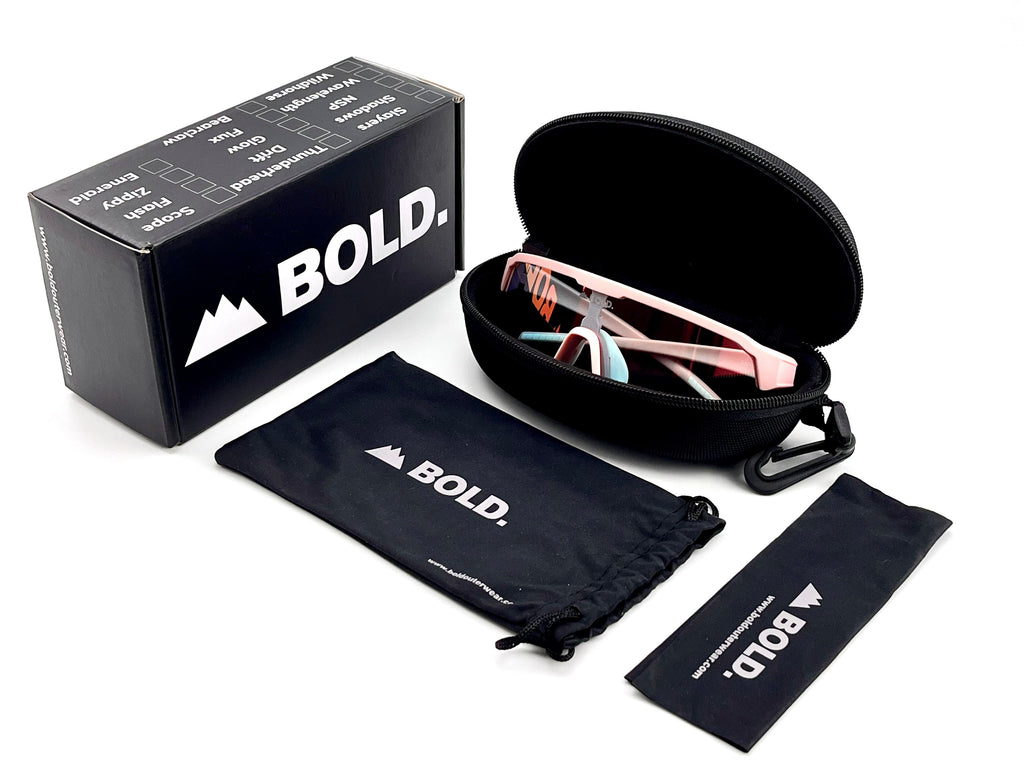 Gafas de sol fotocromáticas BOLD Zippy – Gafas para ciclismo de montaña, esquí y estilo de vida