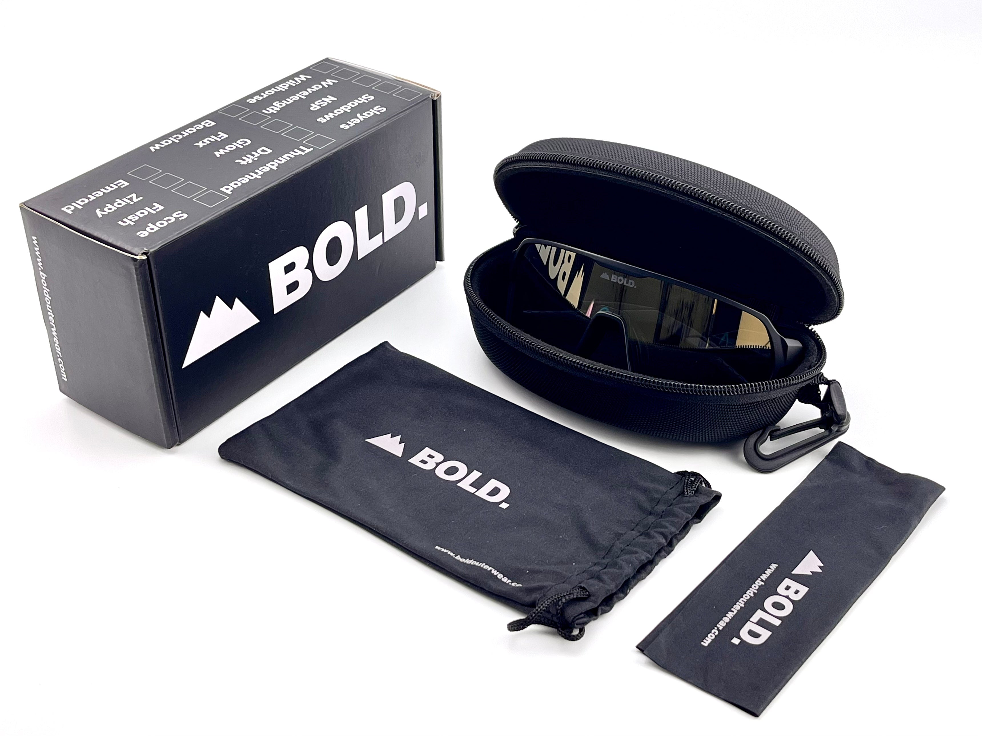 Gafas de sol fotocromáticas BOLD Glow – Gafas para ciclismo de montaña, esquí y uso diario