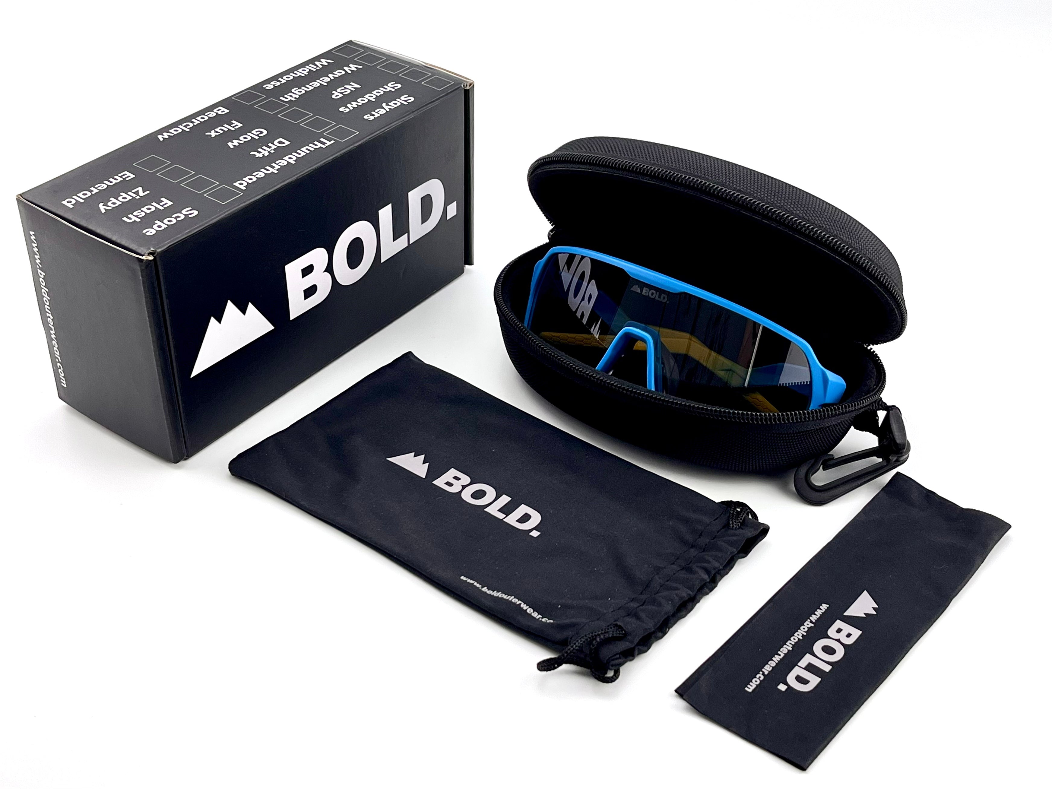 Gafas de sol fotocromáticas BOLD Glow – Gafas para ciclismo de montaña, esquí y uso diario