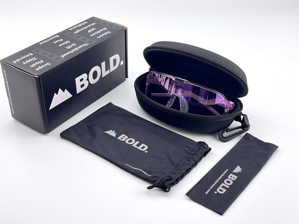 Gafas de sol fotocromáticas BOLD Glow – Gafas para ciclismo de montaña, esquí y uso diario