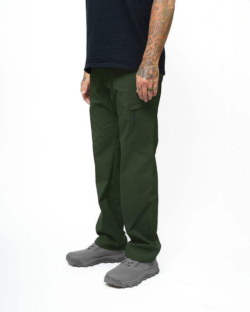 Pantalón Lancer de corte estándar - Verde oscuro