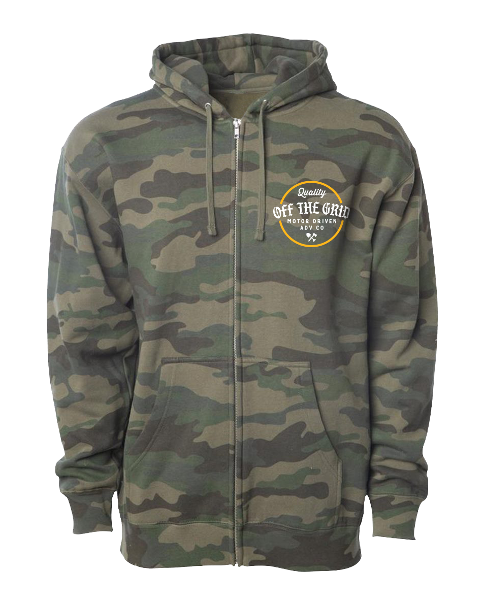 Sudadera con capucha clásica con cremallera