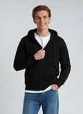 Sudadera con Capucha y Cremallera de Peso Medio P2008