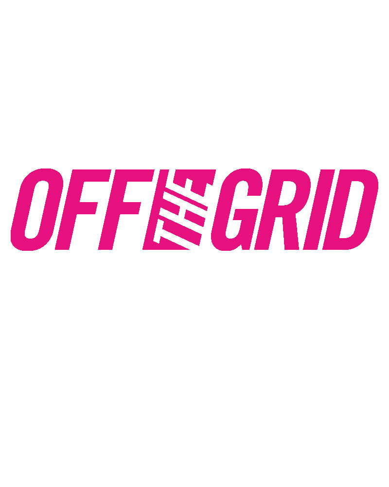 CALCOMANÍA DE LOGOTIPO SÓLIDO OFF THE GRID - 7 Colores