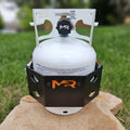 Soporte robusto para tanques de propano de 5 lb para casas rodantes y vehículos todoterreno