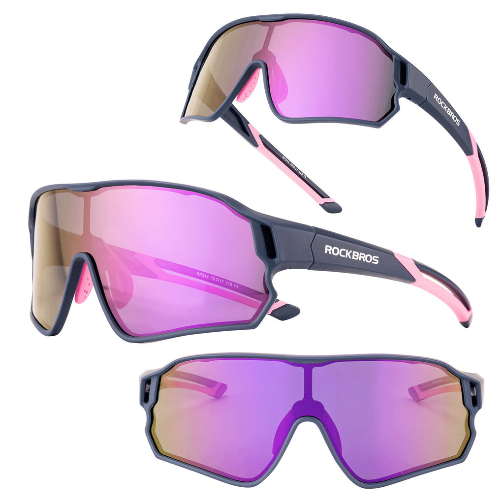 Gafas de sol polarizadas de ciclismo ROCKBROS para niños UV400 Gafas de bicicleta