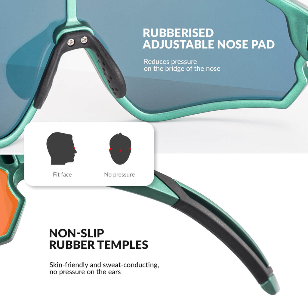 Gafas de sol polarizadas de ciclismo ROCKBROS para niños UV400 Gafas de bicicleta