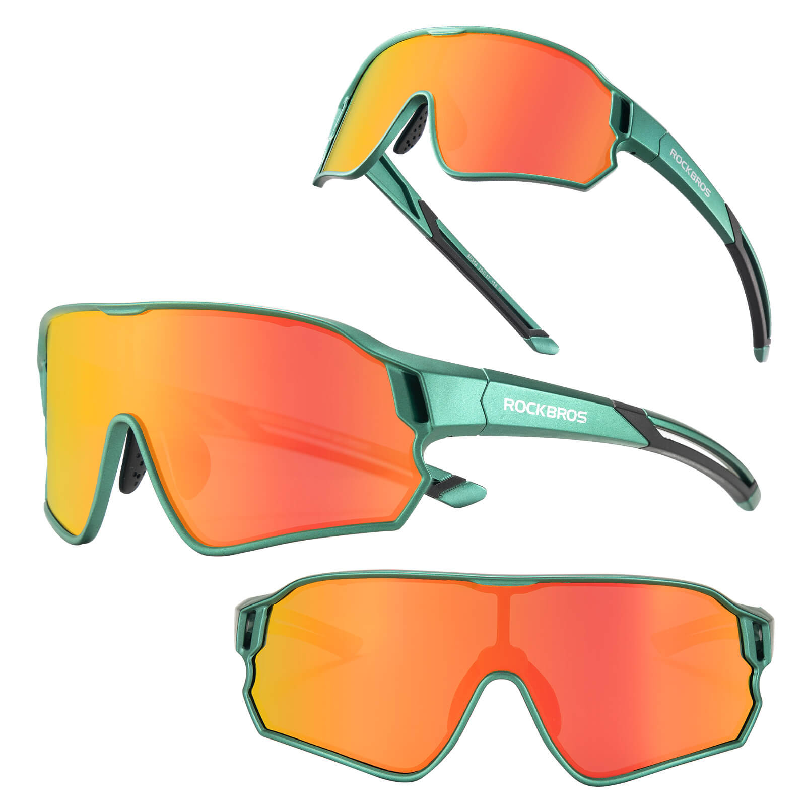 Gafas de sol polarizadas de ciclismo ROCKBROS para niños UV400 Gafas de bicicleta