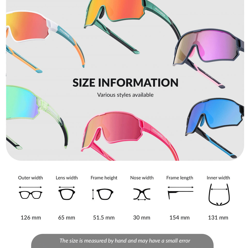 Gafas de sol polarizadas de ciclismo ROCKBROS para niños UV400 Gafas de bicicleta