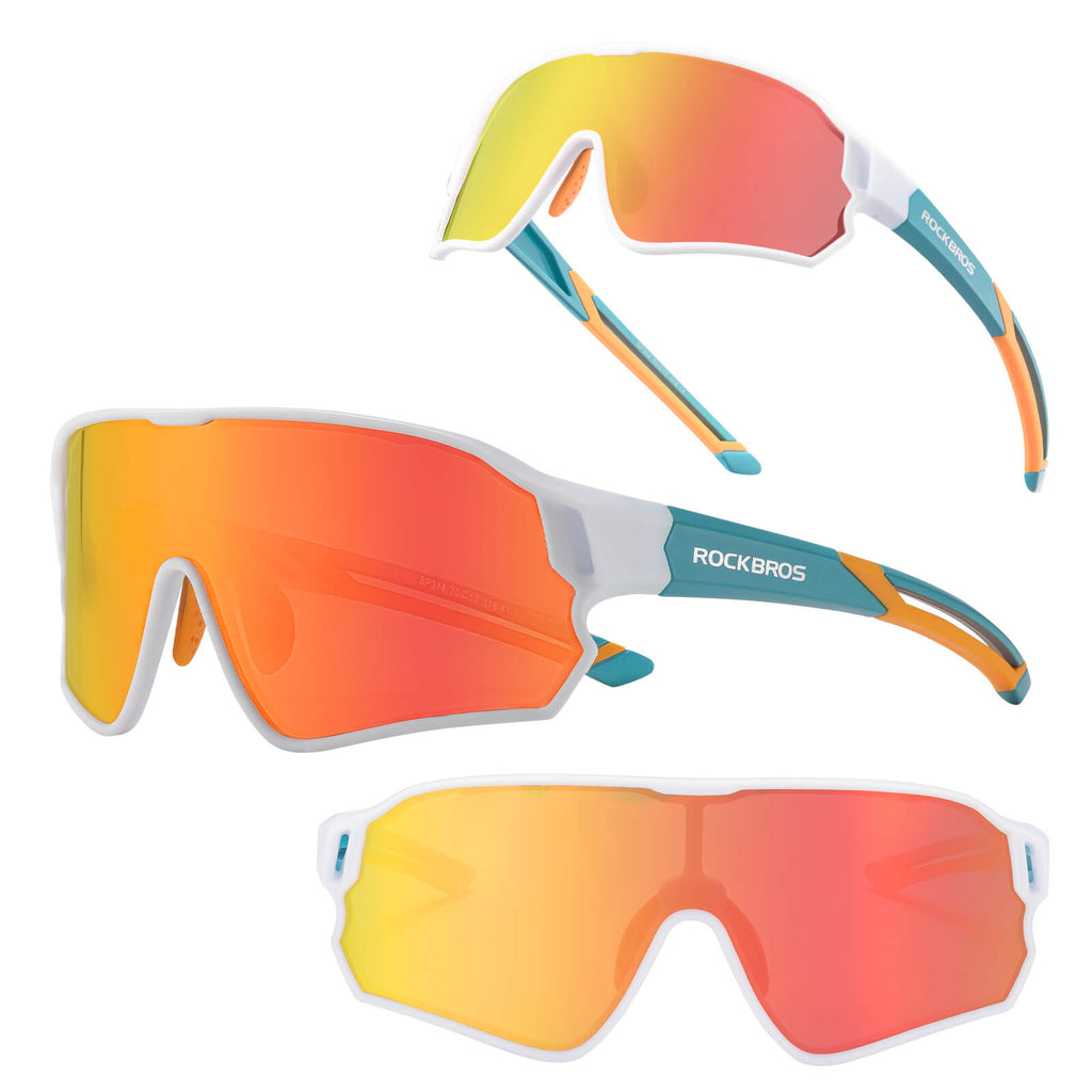 Gafas de sol polarizadas de ciclismo ROCKBROS para niños UV400 Gafas de bicicleta