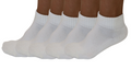 Calcetines de viscosa de bambú hasta el tobillo unisex de color natural - Paquete de 5