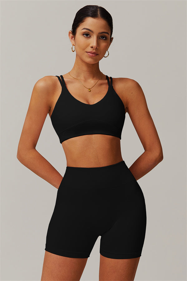 Conjunto de 2 piezas de sujetador deportivo y pantalón corto Nova Pulse
