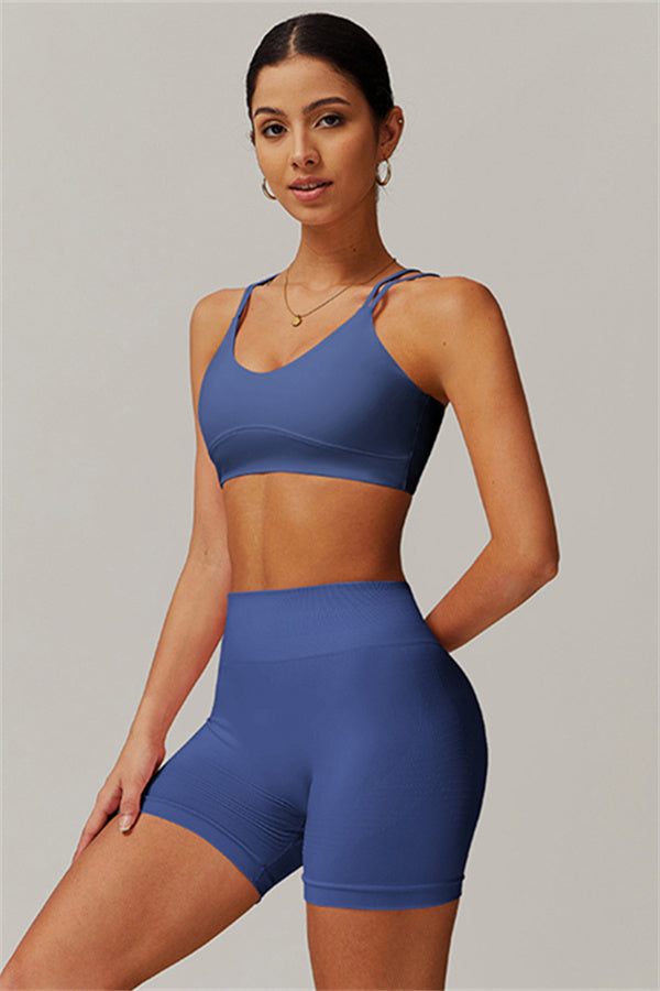 Conjunto de 2 piezas de sujetador deportivo y pantalón corto Nova Pulse