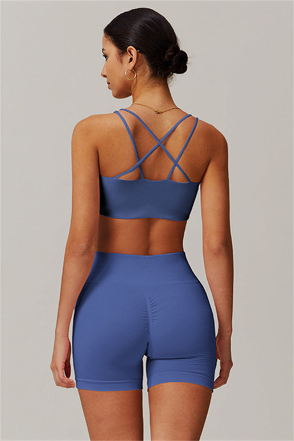 Conjunto de 2 piezas de sujetador deportivo y pantalón corto Nova Pulse