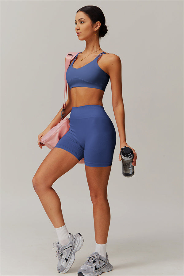 Conjunto de 2 piezas de sujetador deportivo y pantalón corto Nova Pulse