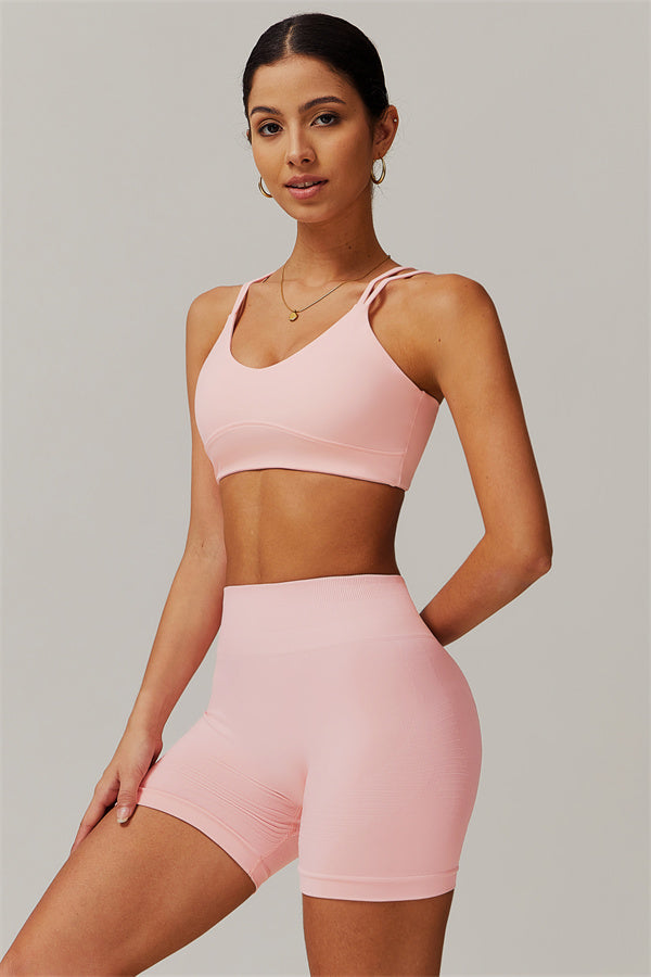 Conjunto de 2 piezas de sujetador deportivo y pantalón corto Nova Pulse