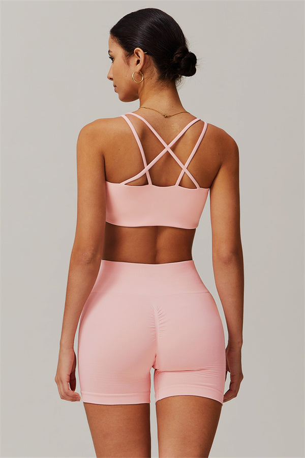 Conjunto de 2 piezas de sujetador deportivo y pantalón corto Nova Pulse