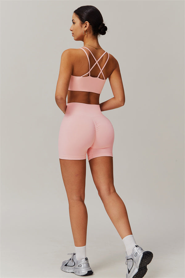 Conjunto de 2 piezas de sujetador deportivo y pantalón corto Nova Pulse
