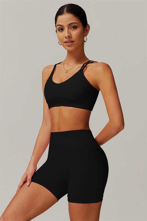 Conjunto de 2 piezas de sujetador deportivo y pantalón corto Nova Pulse