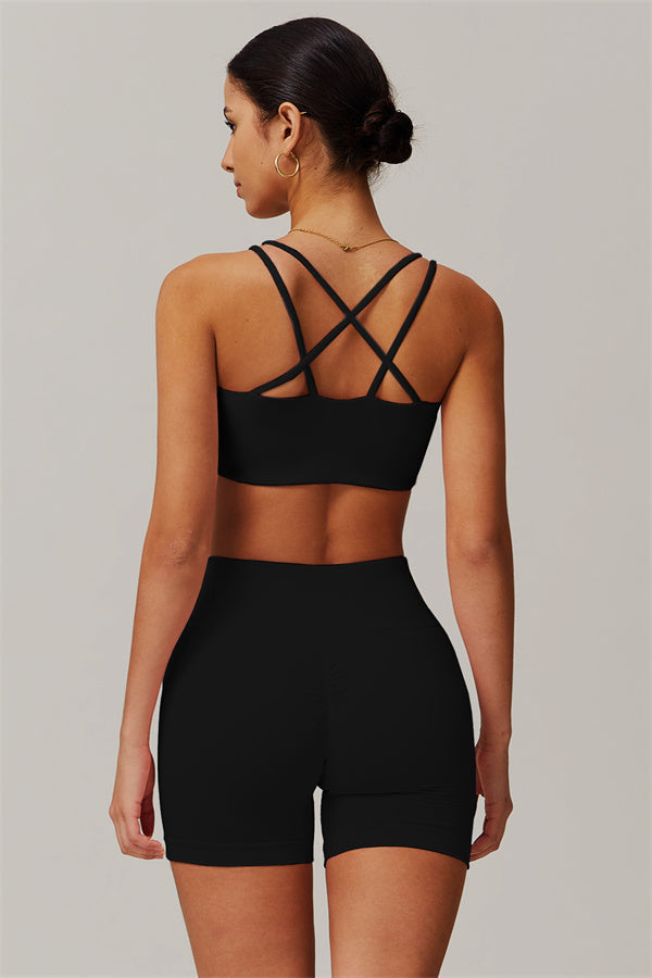 Conjunto de 2 piezas de sujetador deportivo y pantalón corto Nova Pulse