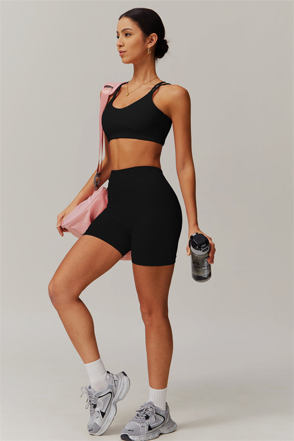 Conjunto de 2 piezas de sujetador deportivo y pantalón corto Nova Pulse
