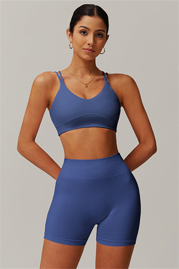 Conjunto de 2 piezas de sujetador deportivo y pantalón corto Nova Pulse