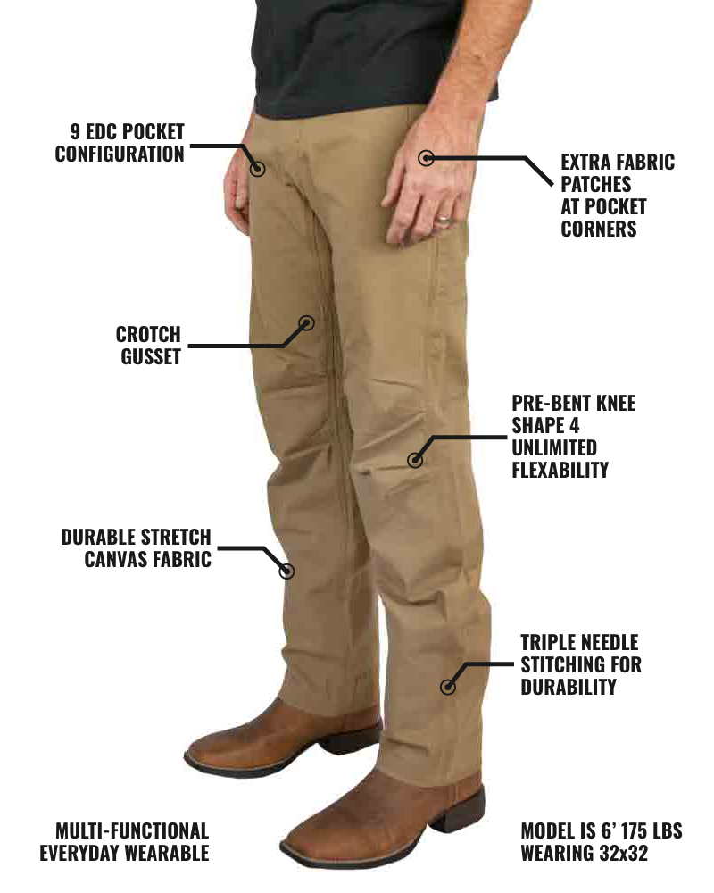 Pantalones Trailblazer de ajuste estándar - Coyote