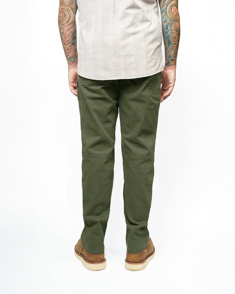 Pantalones Trailblazer Corte Entallado - Oliva Oscuro