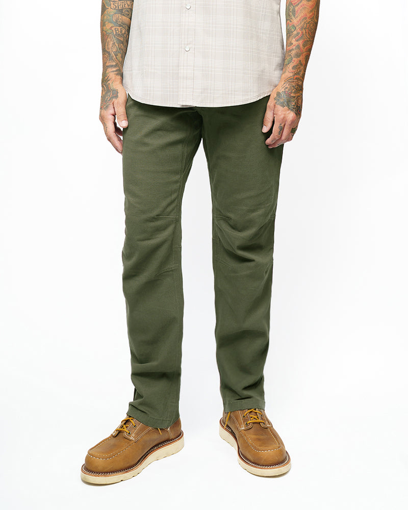 Pantalones Trailblazer Corte Entallado - Oliva Oscuro