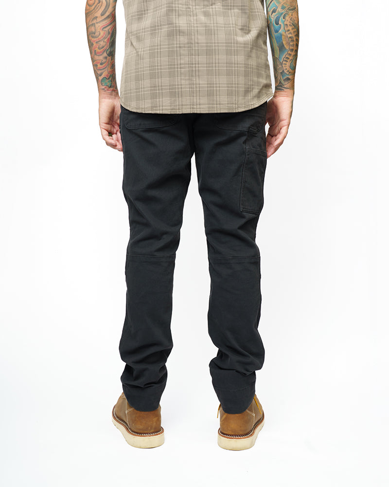 Pantalones Trailblazer de corte entallado - Negro vintage