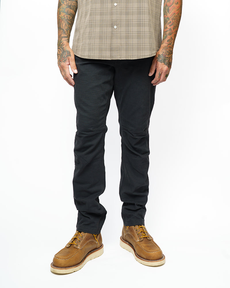 Pantalones Trailblazer de corte entallado - Negro vintage