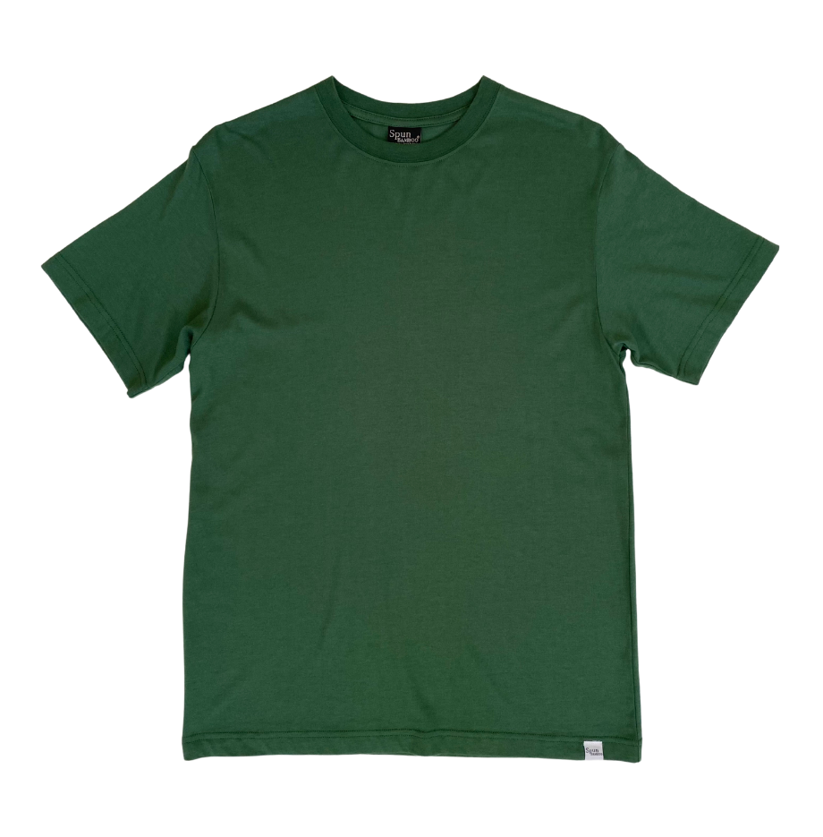 Camiseta de Manga Corta para Hombre de Viscosa de Bambú/Algodón Orgánico - Paquete de 5 Colores Surtidos