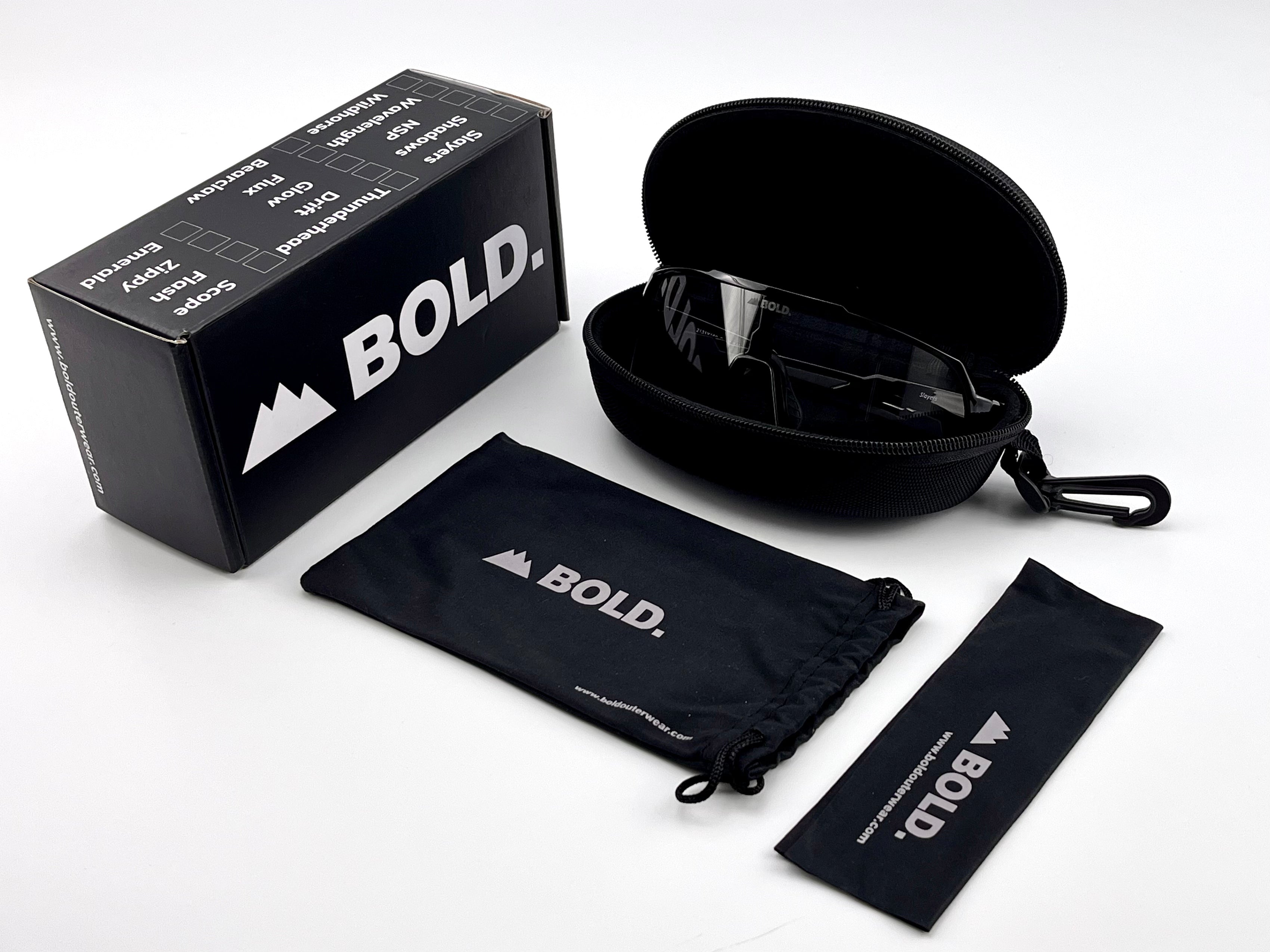 Gafas de sol fotocromáticas BOLD Slayers – Gafas para ciclismo de montaña, esquí y estilo de vida