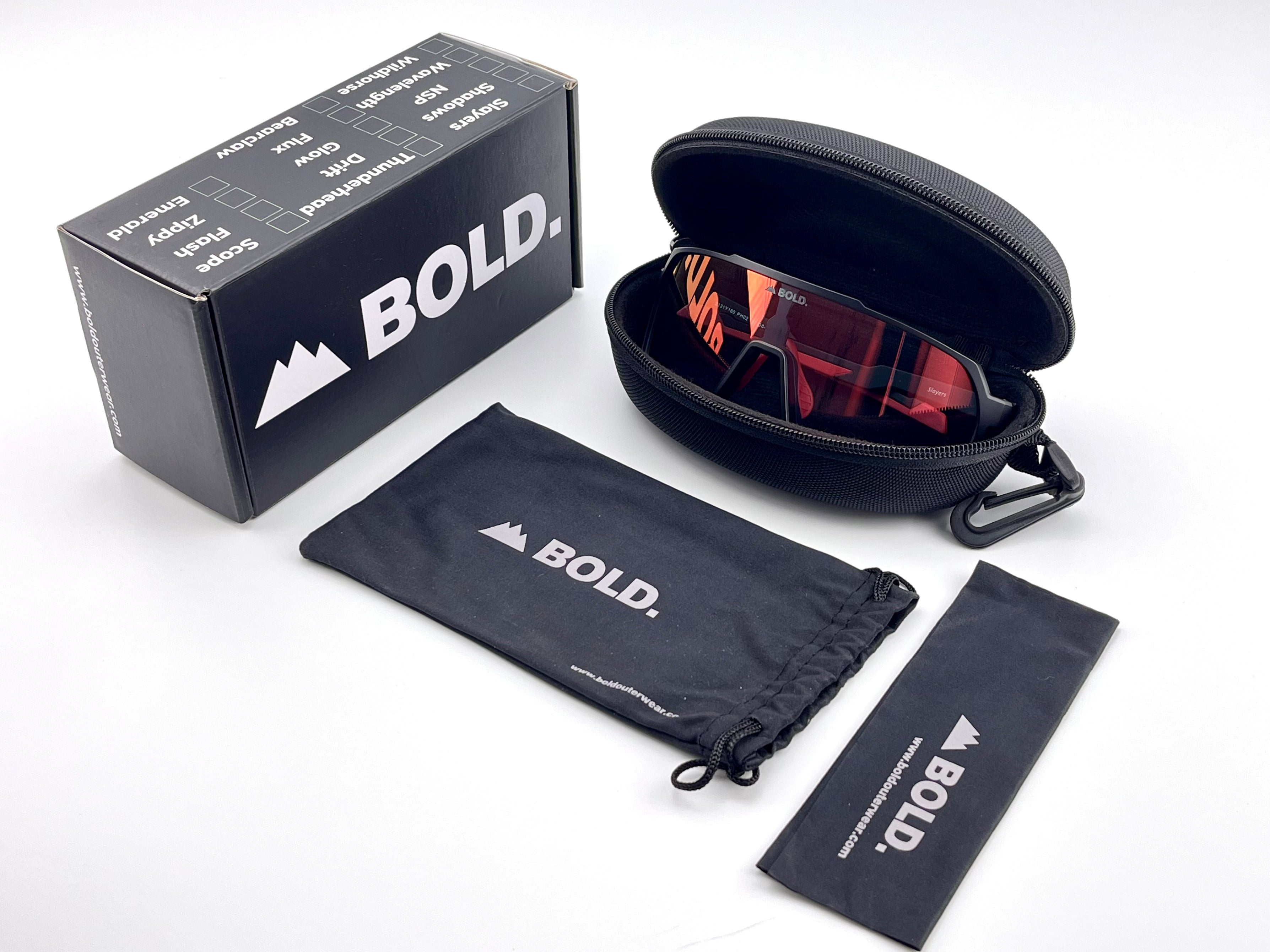 Gafas de sol fotocromáticas BOLD Slayers – Gafas para ciclismo de montaña, esquí y estilo de vida