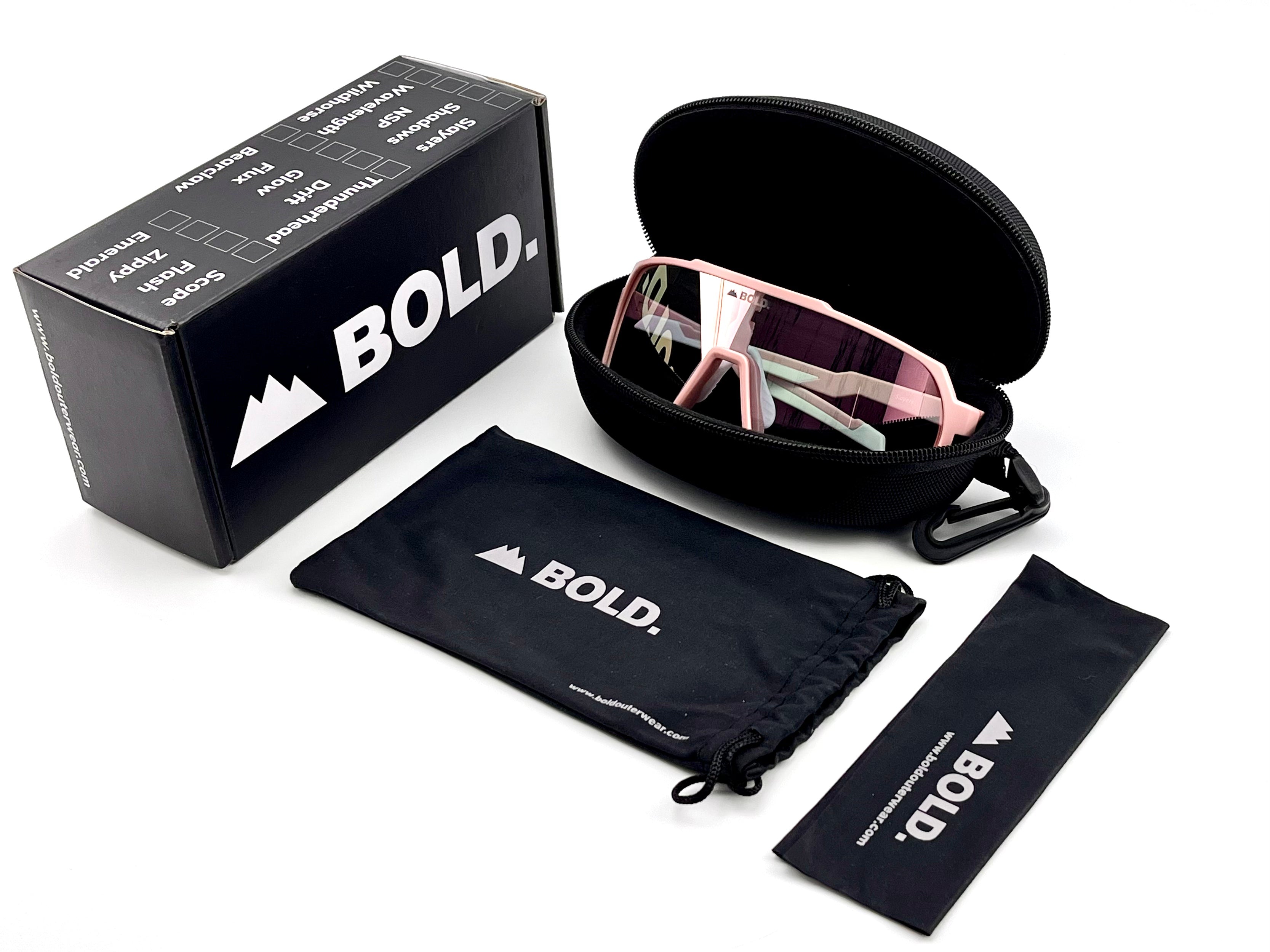 Gafas de sol fotocromáticas BOLD Slayers – Gafas para ciclismo de montaña, esquí y estilo de vida