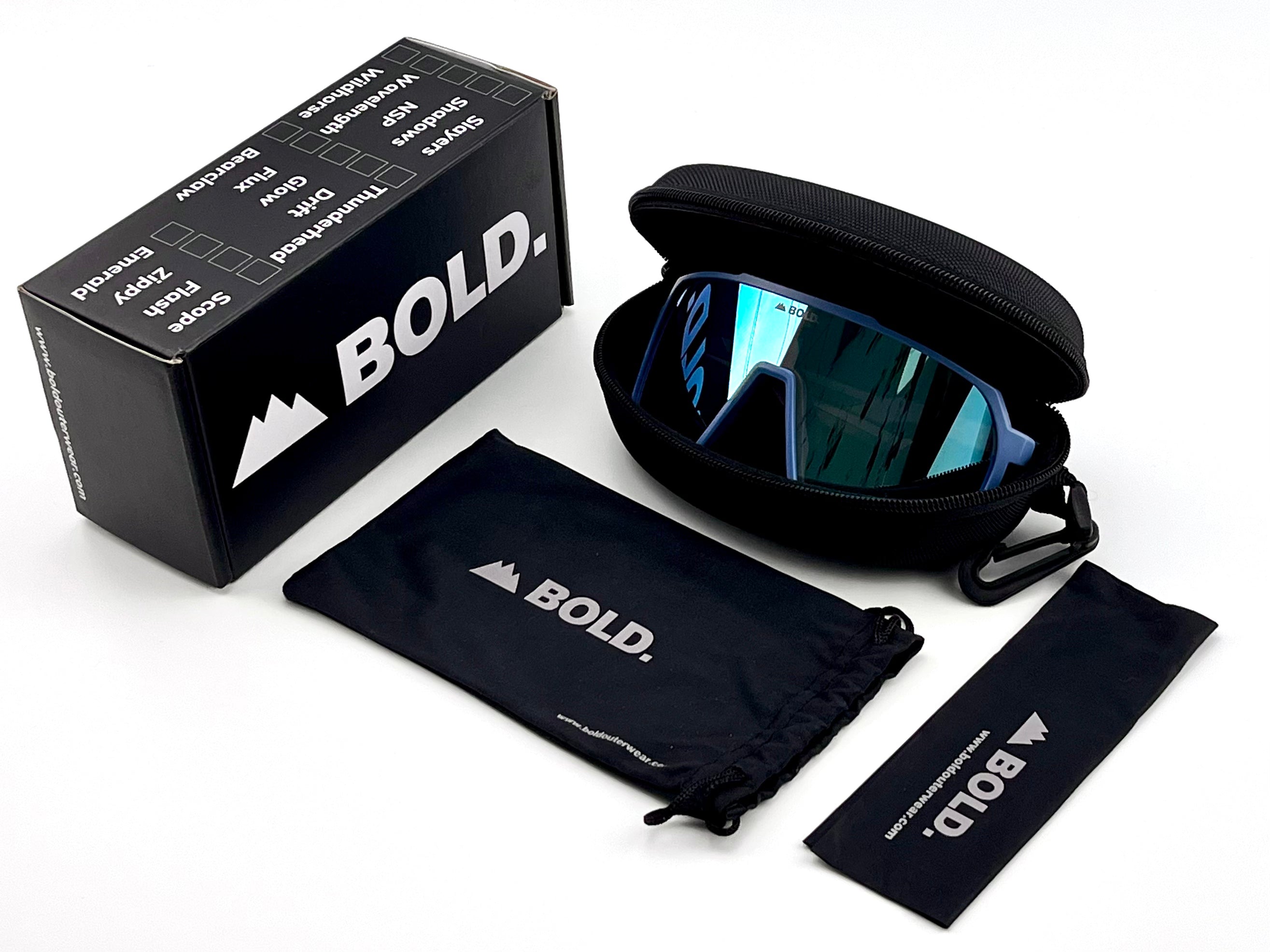 Gafas de sol fotocromáticas BOLD Slayers – Gafas para ciclismo de montaña, esquí y estilo de vida