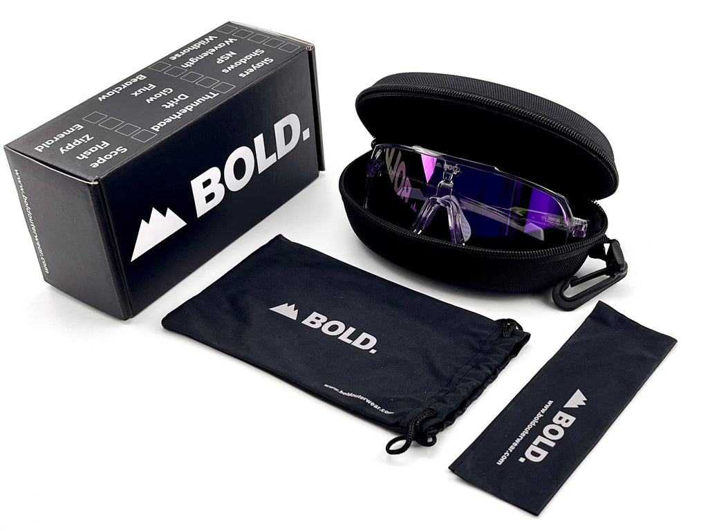 Gafas de sol fotocromáticas BOLD Slayers – Gafas para ciclismo de montaña, esquí y estilo de vida