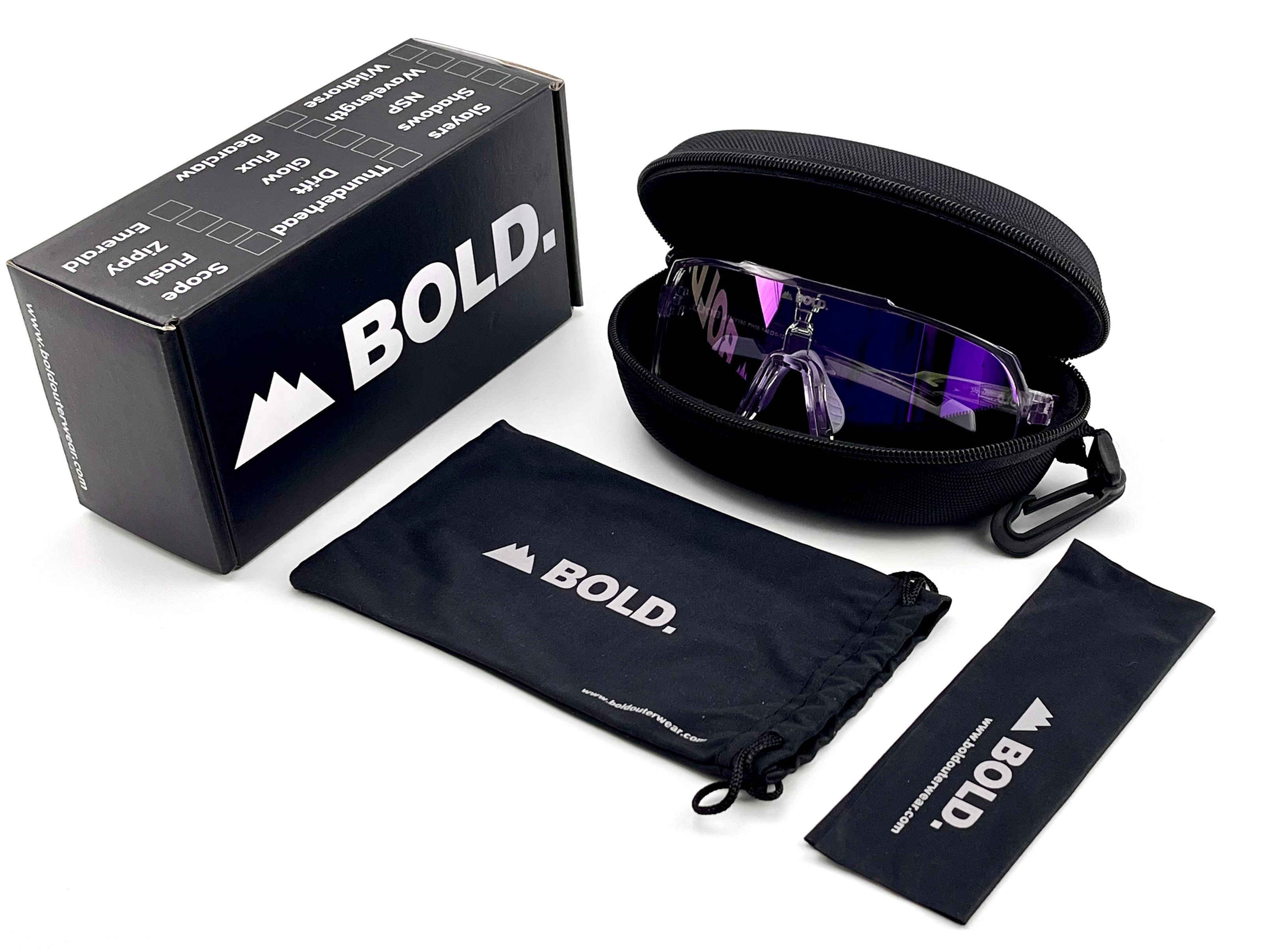 Gafas de sol fotocromáticas BOLD Slayers – Gafas para ciclismo de montaña, esquí y estilo de vida