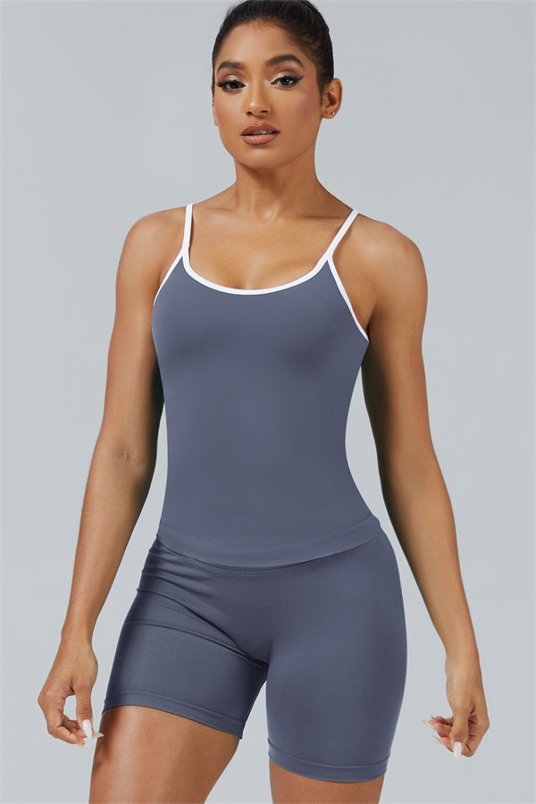 Conjunto de 2 piezas de top corto y pantalón corto Elevate New Crop