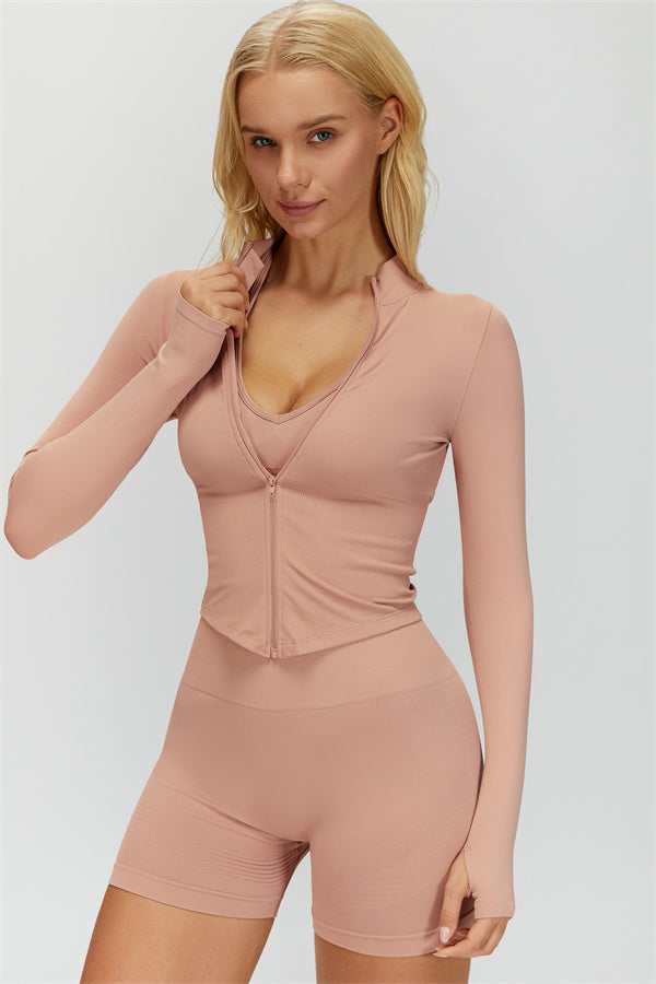 El conjunto de 2 piezas de chaqueta y pantalón corto Delight