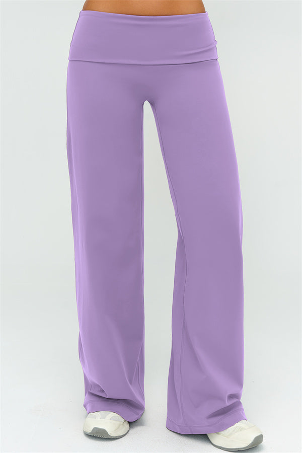 Conjunto de 2 piezas de top halter Twirl y pantalón de pierna recta