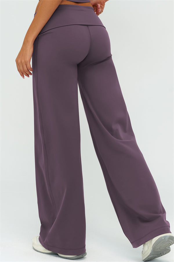 Conjunto de 2 piezas de sujetador deportivo y pantalón de pierna recta Twirl