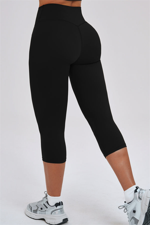 Conjunto de 2 piezas de top halter Twirl y leggings capri