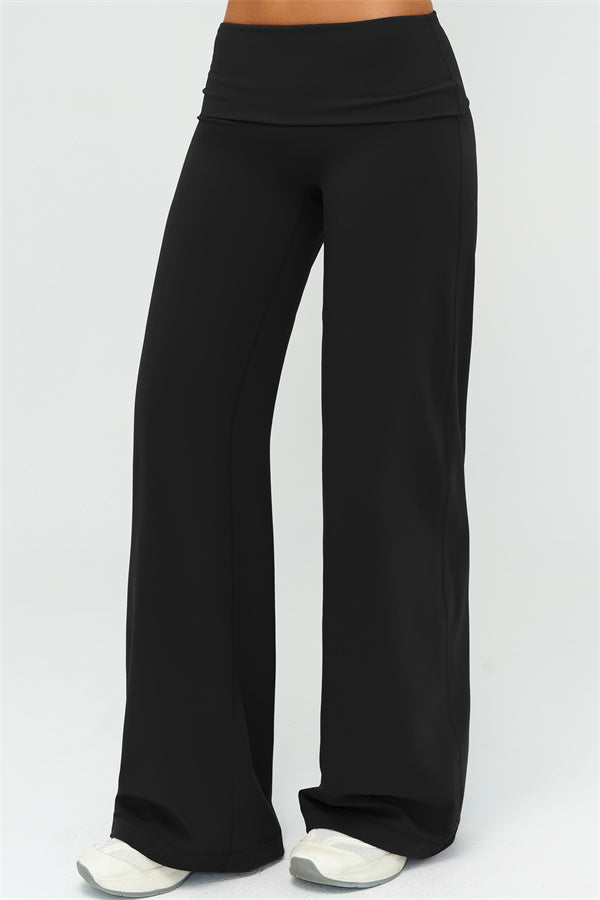 Conjunto de 2 piezas de sujetador deportivo y pantalón de pierna recta Twirl