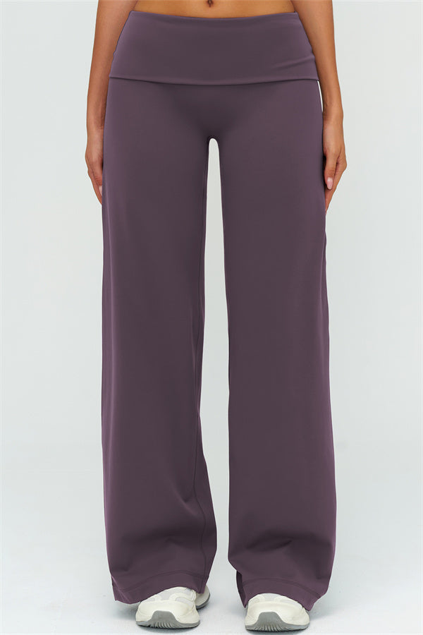 Conjunto de 2 piezas de top halter Twirl y pantalón de pierna recta