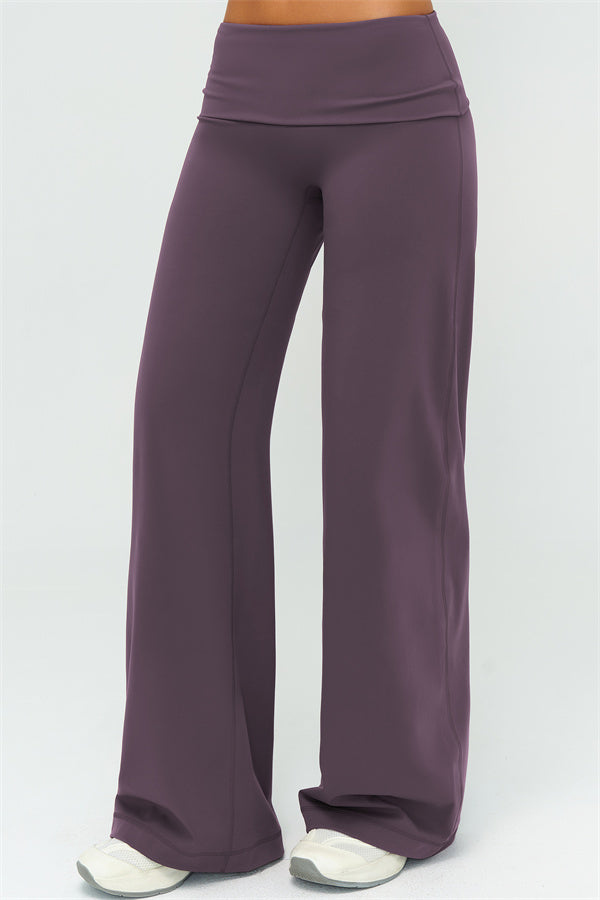 Conjunto de 2 piezas de top halter Twirl y pantalón de pierna recta