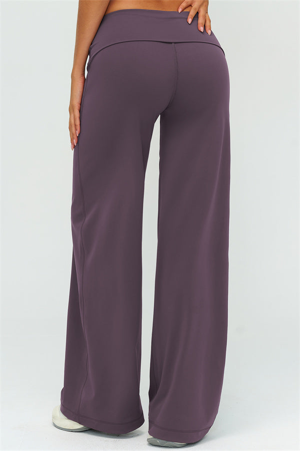 Conjunto de 2 piezas de top halter Twirl y pantalón de pierna recta