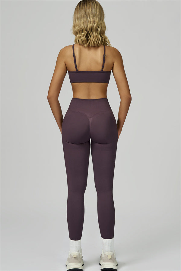 El conjunto de 2 piezas de leggings y sujetador deportivo Prime