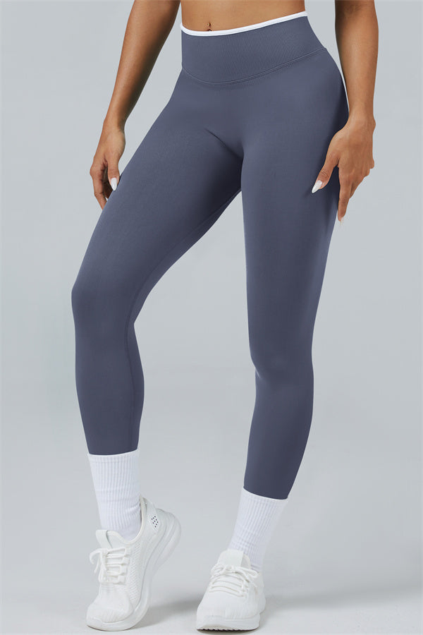 Conjunto de 2 piezas Elevate New: Top corto de manga larga y leggings