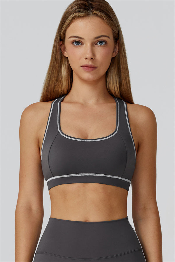 El conjunto de 3 piezas de leggings y sujetador deportivo con cremallera Venus